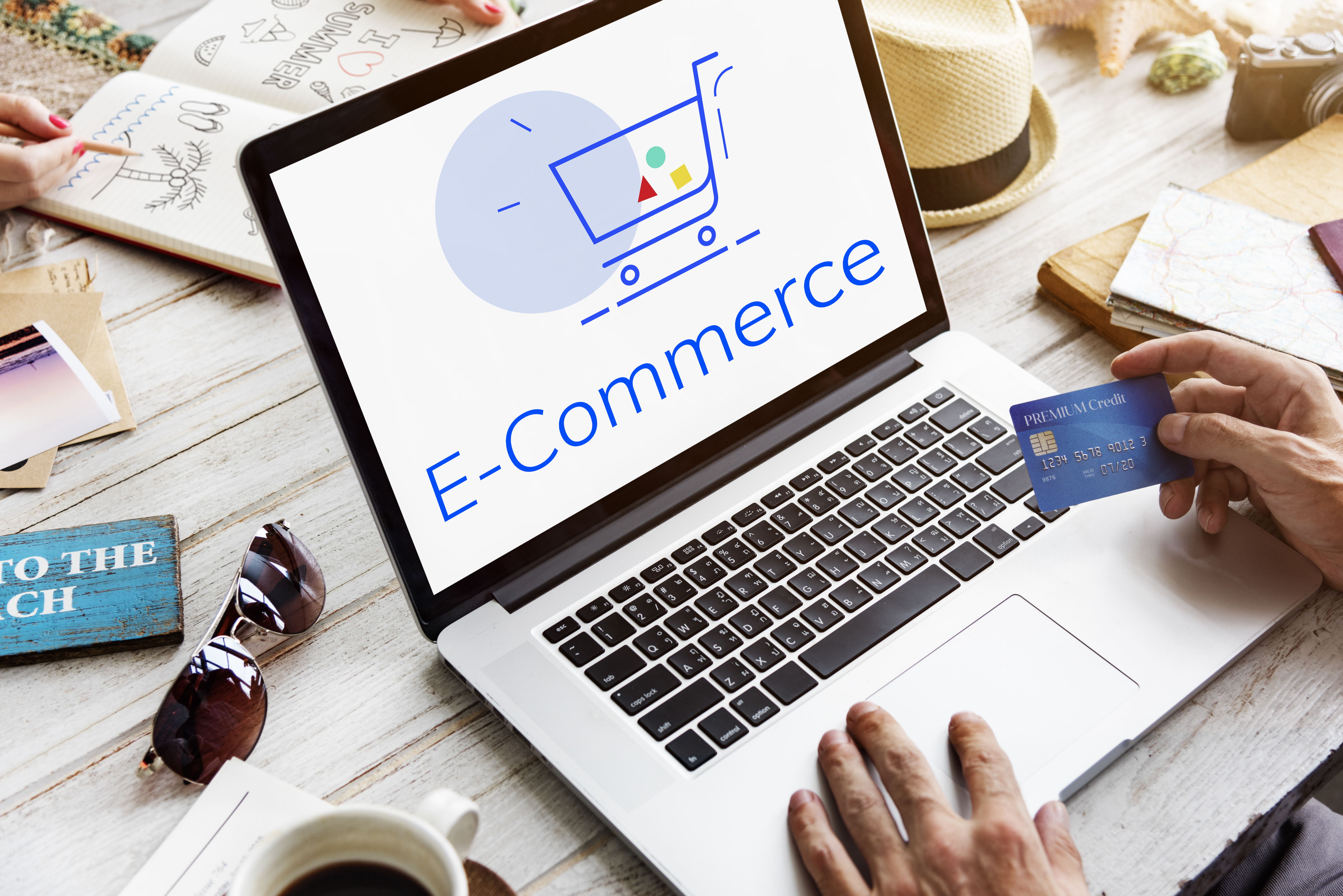 Portátil con e-commerce