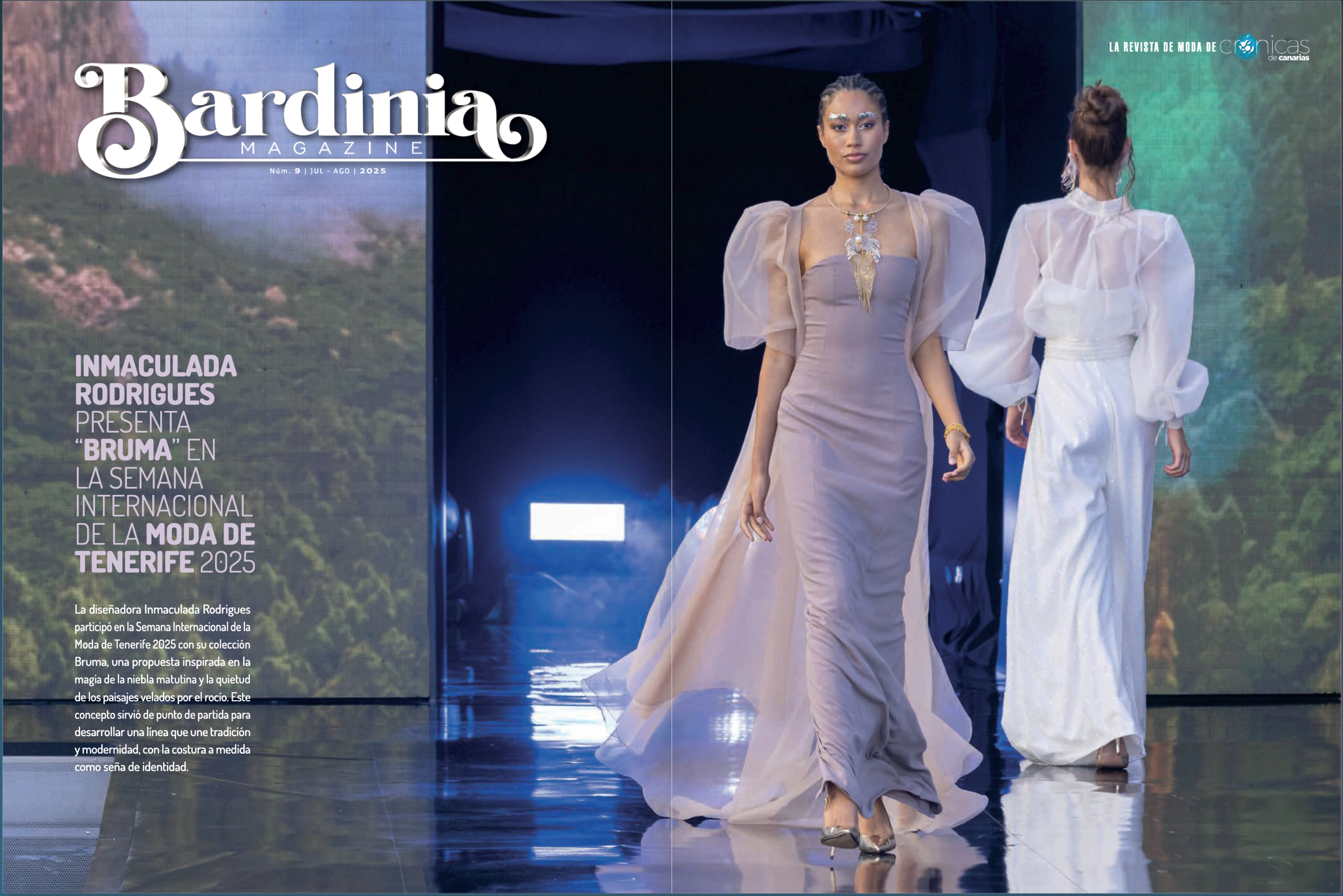 Portada de revista Bardinia magazin de Crónicas de Canarias 2025