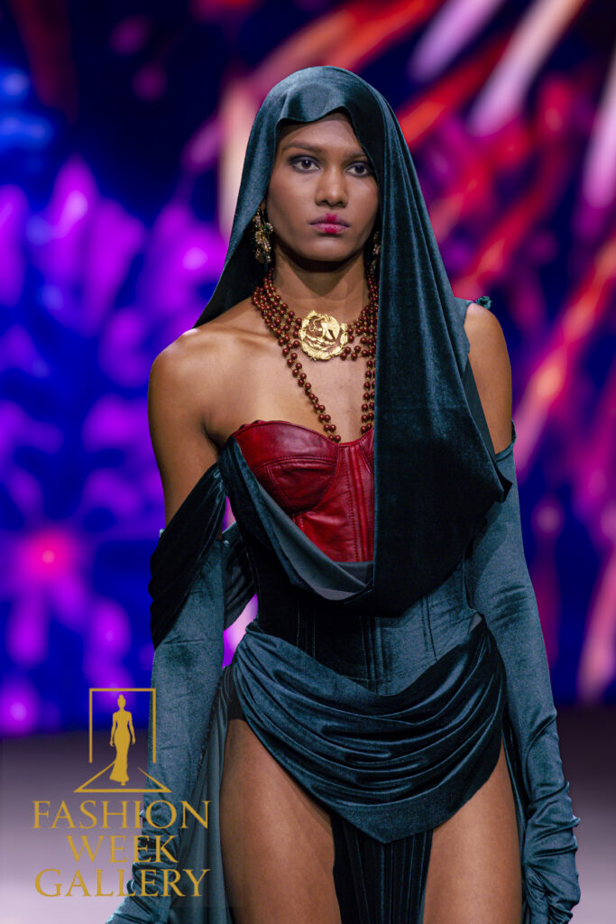 Leonardo Mena . Model walking the runway during the presentation of her collection at Tenerife International Fashion Week 2026 (#SIMTE26), Spain